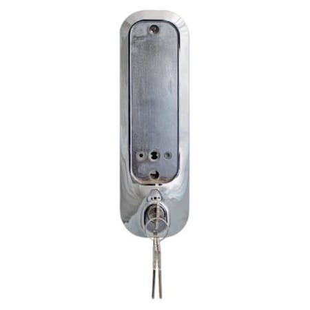 Lockey Add-On Key Override System Bright Chrome KOS-BC
